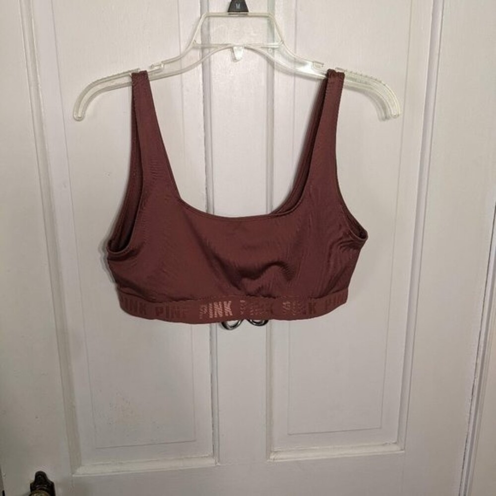 Pink Sports Bra Size L